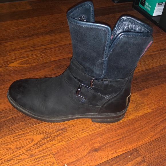 UGG Simmens motorcycle boot black Waterproof - Picture 6 of 9